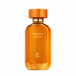 Fragrance World Amber D'OR EDP 100 ml — товар спереди; полная композиция; на белом фоне