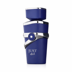 Fragrance World Just Azraq 100 ml — товар спереди; полная композиция; на белом фоне