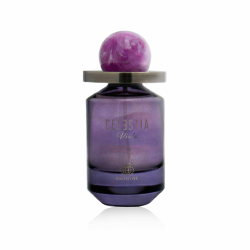 Fragrance World Celestia Viola EDP 100 ml — товар спереди; полная композиция; на белом фоне