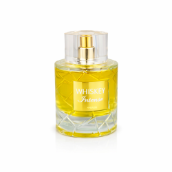Fragrance World Whiskey Intense EDP 100 ml — Produkt von vorn; vollständige Komposition; auf weißem Hintergrund