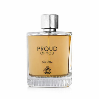 Fragrance World Proud of You for Men EDP 100 ml — product van voren; volledige compositie; op een witte achtergrond