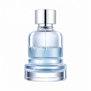 Fragrance World Invicto EDP 100 ml — Produkt von vorn; vollständige Komposition; auf weißem Hintergrund