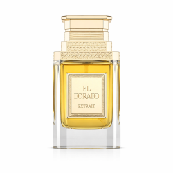 Fragrance World El Dorado Extrait Extrait de Parfum 100 ml — товар спереди; полная композиция; на белом фоне