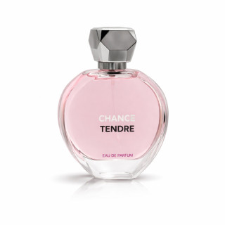 Fragrance World Chance Tendre EDP 100 ml — produit vu de face; composition complète; sur fond blanc