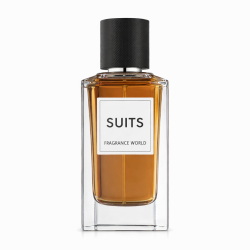 Fragrance World Suits EDP 100 ml — produkt zepředu; detail; na bílém pozadí