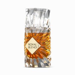 Fragrance World Royal Blend Extrait de Parfum 100 ml — товар спереди; полная композиция; на столе