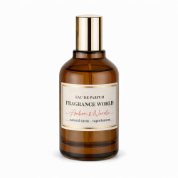 Fragrance World Amber Neroli EDP 100 ml — товар спереди; полная композиция; на белом фоне