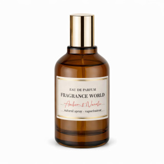 Fragrance World Amber Neroli EDP 100 ml — товар спереди; полная композиция; на белом фоне