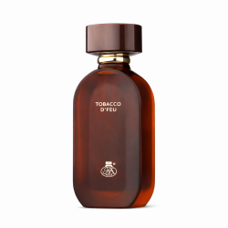 Fragrance World Tobacco D’feu EDP 100 ml — toode eestvaates; täiskompositsioon; valgel taustal