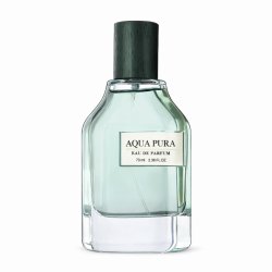 Fragrance World Aqua Pura EDP 70 ml — product from the front; close view; on a white background
