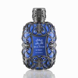 Emper Regal Touch Le Bleu EDP 100 ml — товар спереди; крупный план; на белом фоне