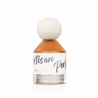 Fragrance World Artisan Perfume Hibiscus Magic EDP 80 ml — product from the front; wide composition; on a white background