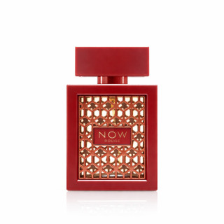 Lattafa Perfume Rave Now Rouge EDP 100 ml — товар спереди; полная композиция; на белом фоне