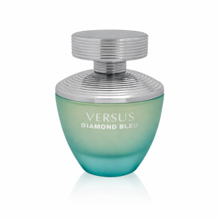 Fragrance World Versus Diamond Bleu EDP 100 ml — товар спереди; полная композиция; на белом фоне