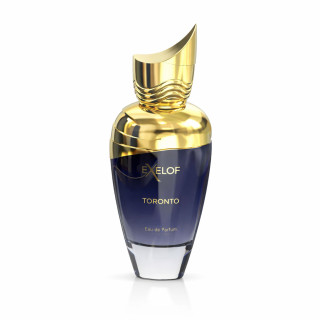 Emper Exelof Toronto EDP 85 ml — προϊόν από μπροστά; πλήρης σύνθεση; σε λευκό φόντο