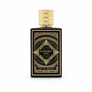 Fragrance World Euphoria Oud EDP 100 ml — товар спереди; полная композиция; на белом фоне