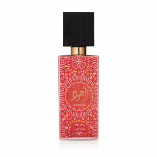 Lattafa Perfume Ajwad Pink To Pink EDP 60 ml — produktas iš priekio; visa kompozicija; baltame fone