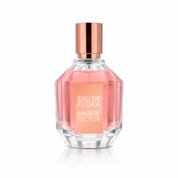 Fragrance World EAU de Flora Mark Victor EDP 100 ml — товар спереди; полная композиция; на белом фоне