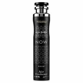 Lattafa Perfume NOW Rave 300 ml — produktas iš priekio; artimas vaizdas; baltame fone
