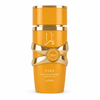 Lattafa Perfume Yara Tous 20 ml — товар спереди; крупный план; на белом фоне