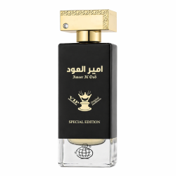 Fragrance World Ameer Al Oud VIP Special Edition EDP 100 ml — товар спереди; крупный план; на белом фоне