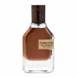 Fragrance World Cuero Pura EDP 70 ml — tuote edestä; lähikuva; valkoisella taustalla