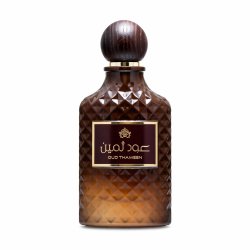 Lattafa Perfume OUD THAMEEN EDP 100 ml — товар спереди; полная композиция; на белом фоне