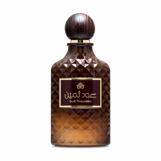 Lattafa Perfume OUD THAMEEN EDP 100 ml — product van voren; volledige compositie; op een witte achtergrond