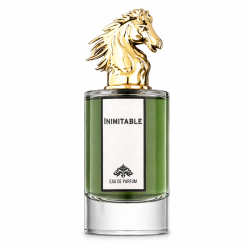 Fragrance World Inimitable EDP 100 ml — produkts no priekšpuses; tuvplāns; uz balta fona