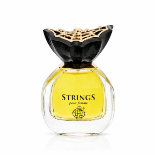 Fragrance World Strings Pour Femme EDP 80 ml — product from the front; full composition; on a white background