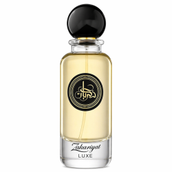 Fragrance World Athoor Al Alam Zakariyat Luxe EDP 100 ml — toode eestvaates; lähivaade; valgel taustal