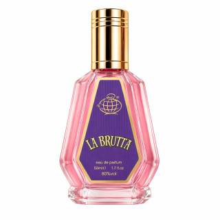 Fragrance World Casamorando La Bruta EDP 50 ml — toode eestvaates; lähivaade; valgel taustal