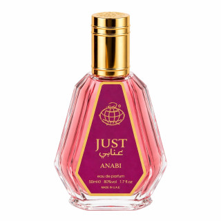 Fragrance World Just Anabi EDP 50 ml — товар спереди; крупный план; на белом фоне