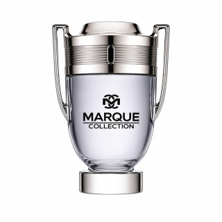 Fragrance World Marque 125 EDP 25 ml — produs văzut din față; compoziție completă; pe fundal alb