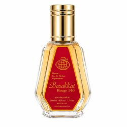 Fragrance World Barakkat Rouge 540 EDP 50 ml — товар спереди; крупный план; на белом фоне