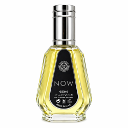 Lattafa Perfume NOW EDP 50 ml — товар спереди; крупный план; на белом фоне