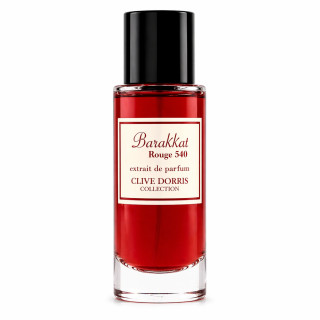 Fragrance World Barakkat rouge 540 Extrait Red EDP 30 ml — товар спереди; крупный план; на белом фоне