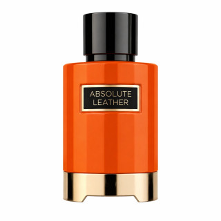 Fragrance World Absolute Leather EDP 100 ml — товар спереди; крупный план; на белом фоне