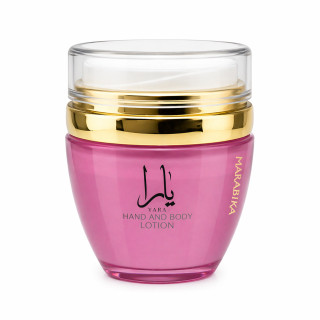 Lattafa Perfume Yara Parfumuotas 45 ml — toode eestvaates; täiskompositsioon; valgel taustal