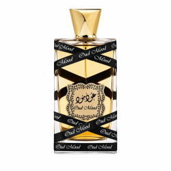 Lattafa Perfume Oud Mood EDP 100 ml — товар спереди; крупный план; на белом фоне