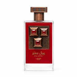 Lattafa Perfume Pride Royal Sapphire 100 ml — товар спереди; полная композиция; на белом фоне