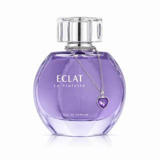 Fragrance World Eclat La Violette EDP 100 ml — toode eestvaates; täiskompositsioon; valgel taustal