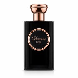 Fragrance World Demure Luxe EDP 100 ml — produkt od przodu; zbliżenie; na białym tle