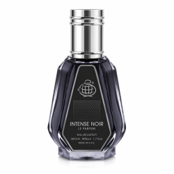 Fragrance World INTENSE NOIR EDP 50 ml — товар спереди; крупный план; на белом фоне