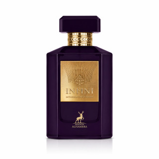 Lattafa Perfume Infini Intoxicating Cherry Maison EDP 100 ml — toode eestvaates; täiskompositsioon; valgel taustal