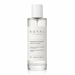 Royal Platinum MALDIVES Cologne 100 ml — товар спереди; крупный план; на белом фоне