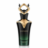 Fragrance World Elysian Onyx EDP 100 ml — product van voren; close-up; op een witte achtergrond