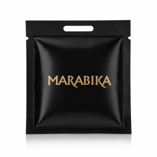 MARABIKA Amber — produktas iš priekio; artimas vaizdas; baltame fone