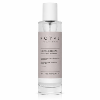 Royal Platinum SAKURA Cologne 100 ml — товар спереди; крупный план; на белом фоне