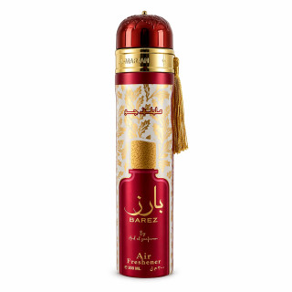 Lattafa Perfume Barez 300 ml — товар спереди; крупный план; на белом фоне